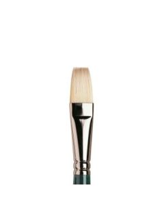 Winsor & Newton Winton Hog Bristle Brush - Flat - Long Handle - Size - 10