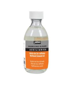 Pebeo Extra Fine Auxiliaries - Refined Linseed Oil - 245 ml bottle