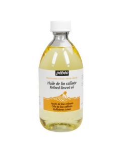 Pebeo Extra Fine Auxiliaries - Refined Linseed Oil - 495 ml bottle