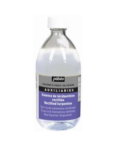 Pebeo Extra Fine Auxiliaries - Rectified Turpentine - 495 ml bottle