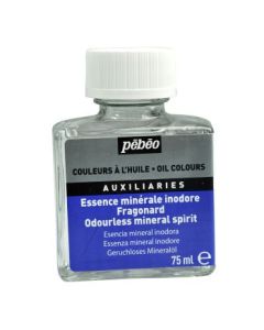 Pebeo Extra Fine Auxiliaries -  Odourless Mineral Spirit - 75 ml bottle