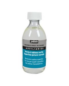 Pebeo Extra Fine Auxiliaries - Superfine Picture Varnish for Oil Colours - 245 ml bottle