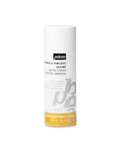 Pebeo Extra Fine Auxiliaries - Satin Finish Picture Varnish for Oil Colours - 400 ml spray