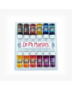 Dr. Ph. Martin's Bombay India Ink - 12 x 15 ml Bottles - Sunset - Earth colours Set 2 