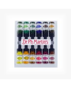 Dr. Ph. Martin's Spectralite Private Collection Liquid Acrylics Paint - 12 x 15 ml Bottles - Set 2