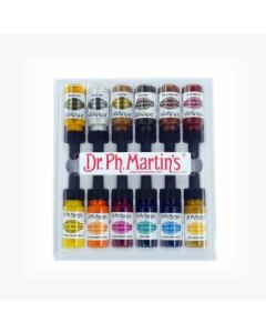 Dr. Ph. Martin's Spectralite Private Collection Liquid Acrylics Paint - 12 x 15 ml Bottles - Set 3