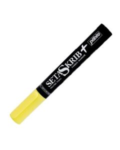 Pebeo SetaSkrib+ Light Fabrics Marker - Yellow (01) - Brush Tip (1 mm)