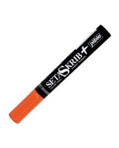 Pebeo SetaSkrib+ Light Fabrics Marker - Orange (02) - Brush Tip (1 mm)