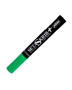 Pebeo SetaSkrib+ Light Fabrics Marker - Bright Green (08) - Brush Tip (1 mm)