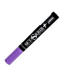 Pebeo SetaSkrib+ Light Fabrics Marker - Fluorescent Violet (16) - Brush Tip (1 mm)