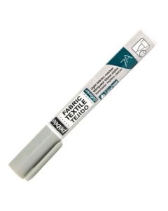 Pebeo 7A Light Fabrics Marker - Grey (413) - Brush Tip (1 mm)