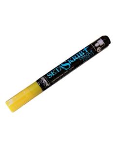 Pebeo SetaSkrib+ Opaque Marker - Yellow (01) - Broad Tip (4 mm)