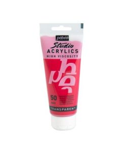 Pebeo High Viscosity Studio Acrylics - Primary Magenta (50) - Tube of 100 ML