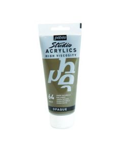 Pebeo High Viscosity Studio Acrylics - Raw Umber (64) - Tube of 100 ML