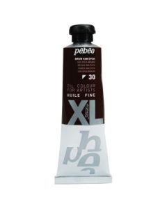 Pebeo Studio Fine XL Oil - Van Dyck Brown (30) - Tube of 37 ML