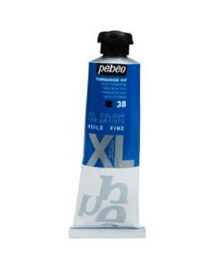 Pebeo Studio Fine XL Oil - Vivid Turquoise (38) - Tube of 37 ML