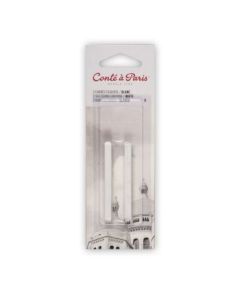 Conte a' Paris Sketching Carres Crayons - White - Blister Pack of 2 - B