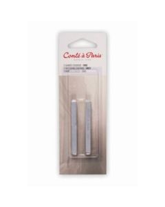 Conte a' Paris Sketching Carres Crayons - Grey - Blister Pack of 2