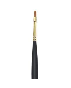 Princeton Series 3050 Mini-Detailer Synthetic Sable Hair Brush - Filbert - Extra Short Handle - Size: 10/0