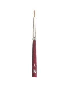 Princeton Series 3950 Velvetouch Luxury Synthetic Blend Brush - Round - Short Handle - Size: 8