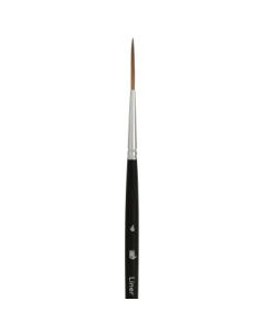 Princeton Series 4850 Aqua Elite Synthetic Kolinsky Sable Brush - Liner - Short Handle - Size: 10/0