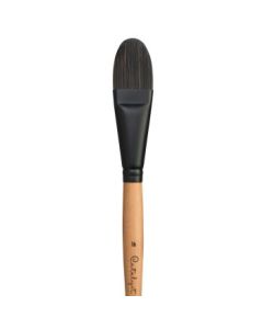 Princeton Series 6400 Catalyst Polytip Synthetic Bristle Brush - Filbert - Long Handle - Size: 4