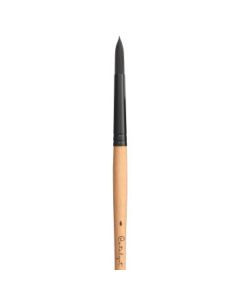 Princeton Series 6400 Catalyst Polytip Synthetic Bristle Brush - Round - Long Handle - Size: 2/0