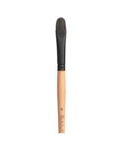 Princeton Series 6400 Catalyst Polytip Synthetic Bristle Brush - Short Filbert - Long Handle - Size: 8