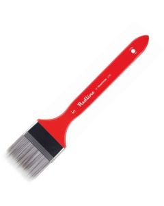 Princeton Series 6700 Redline Synthetic Bristle Brush - Flat Mottler - Long Handle - Size: 3"