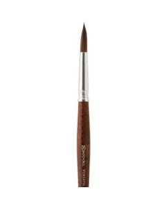 Escoda Versatil Synthetic Kolinsky Sable Hair Brush - Series 1540 - Round Pointed - Short Handle - Size: 3/0