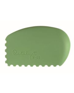 Princeton Catalyst Silicone Wedge Tool No. 3, Shape - W03, Colour - Green