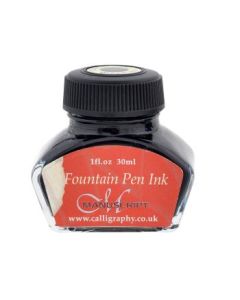 Manuscript Calligraphy Black Fountain Pen Ink - 30ML Bottle