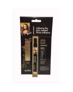 Speedball Monalisa Metal Leaf - Adhesive Pen + Simple Leaf Gold Kit