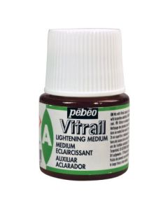 Pebeo Vitrail Paint - 45 ML Bottle - Lightening Medium