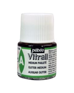 Pebeo Vitrail Paint - 45 ML Bottle - Glitter Medium