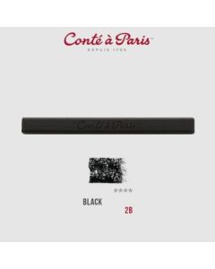 Conte a' Paris Sketching Carres Crayons - Black - 2B