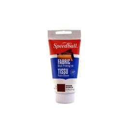 Speedball Fabric Block Printing Ink Brown - Tube of 2.5 Oz / 75 ML