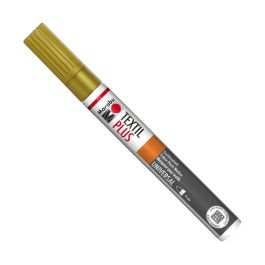 Marabu Textil Painter Plus - Fabric Paint Marker - 3 MM - Metallic Gold (784)