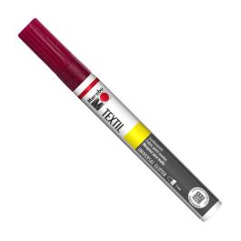 Marabu Textil Painter Glitter - Fabric Paint Marker - 3 MM - Red (532)