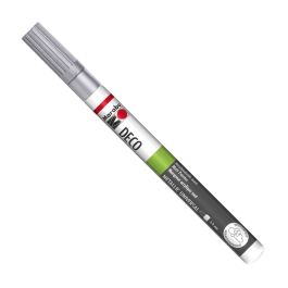 Marabu Deco Painter - Universal Tip - Acrylic Marker - 1 - 2 MM - Silver (082)