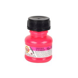 Koh-I-Noor Hardtmuth Coloured Drawing Ink - 20 GM Bottle - Fluorescent Pink