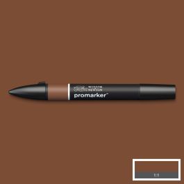 Winsor & Newton Promarker - Alcohol Based - Twin Tip Marker - Deep Mocha (O423)