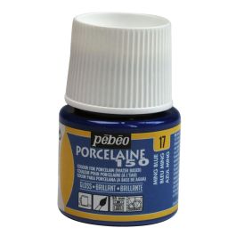 Pebeo Porcelaine 150 Paint - 45 ml bottle - Ming Blue (17)