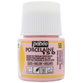 Pebeo Porcelaine 150 Paint - 45 ml bottle - Tender Pink (50)