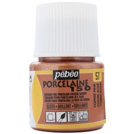 Pebeo Porcelaine 150 Paint - 45 ml bottle - Copper Pink (57)