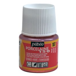 Pebeo Porcelaine 150 Paint - 45 ml bottle - Shimmer Pink (107)