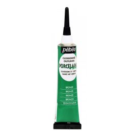 Pebeo Porcelaine 150 Outliner - 20 ml tube - Bronze Green (05)