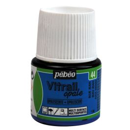 Pebeo Vitrail Opale Paint - 45 ML Bottle - Blue Jeans (044)