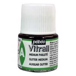 Pebeo Vitrail Paint - 45 ML Bottle - Glitter Medium