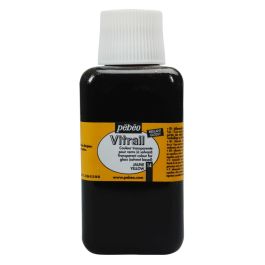 Pebeo Vitrail Paint - 250 ML Bottle - Yellow (014)